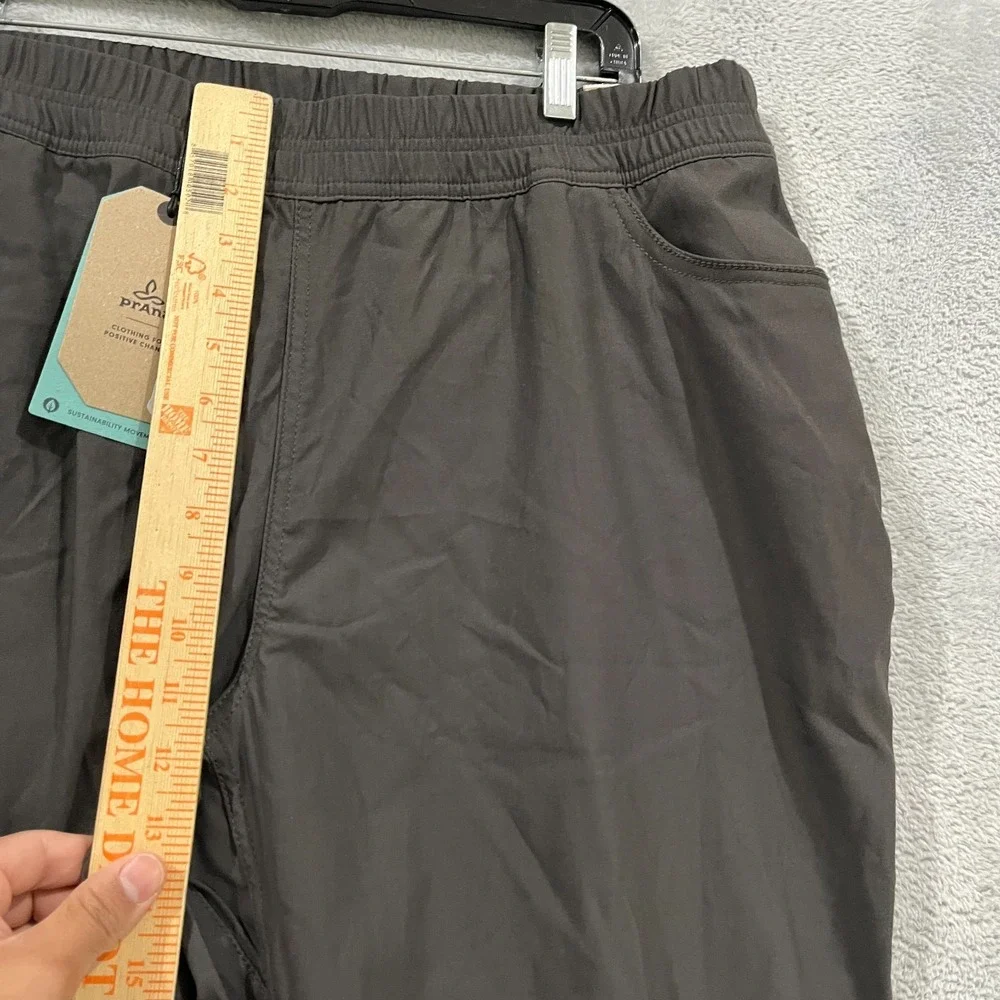 Prana Jogger Pants Womens 20W Halle E-Waist Jogger II Dark Iron Performance Hike